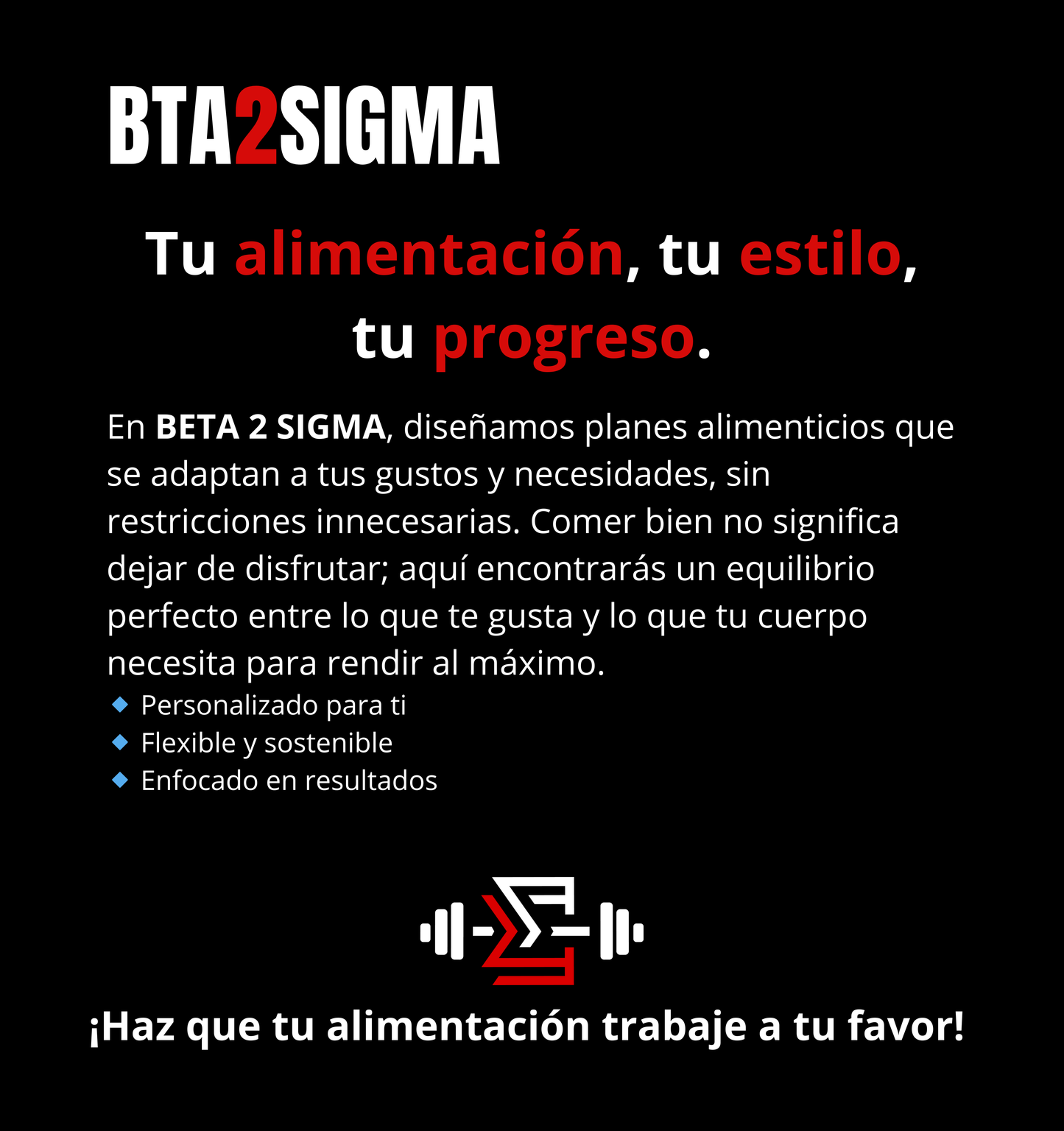 Plan De Alimentación - BTA2SIGMA