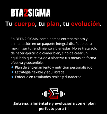 Plan Integral (Entrenamiento y Alimentación) - BTA2SIGMA